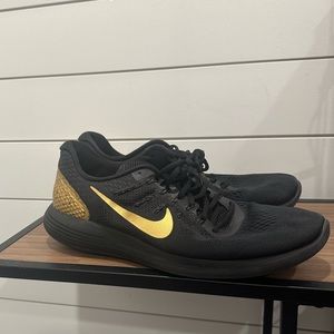 Nike Lunarglide 8 - Black/gold Size 15 M
